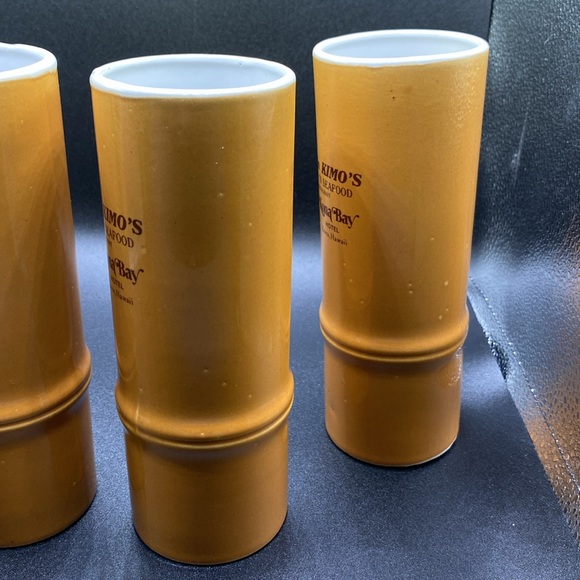 RARE! Collectable! Bamboo Tiki Mug Cousin KIMO’S Steak ‘N Seafood Kona Bay Hotel - Picture 9 of 16